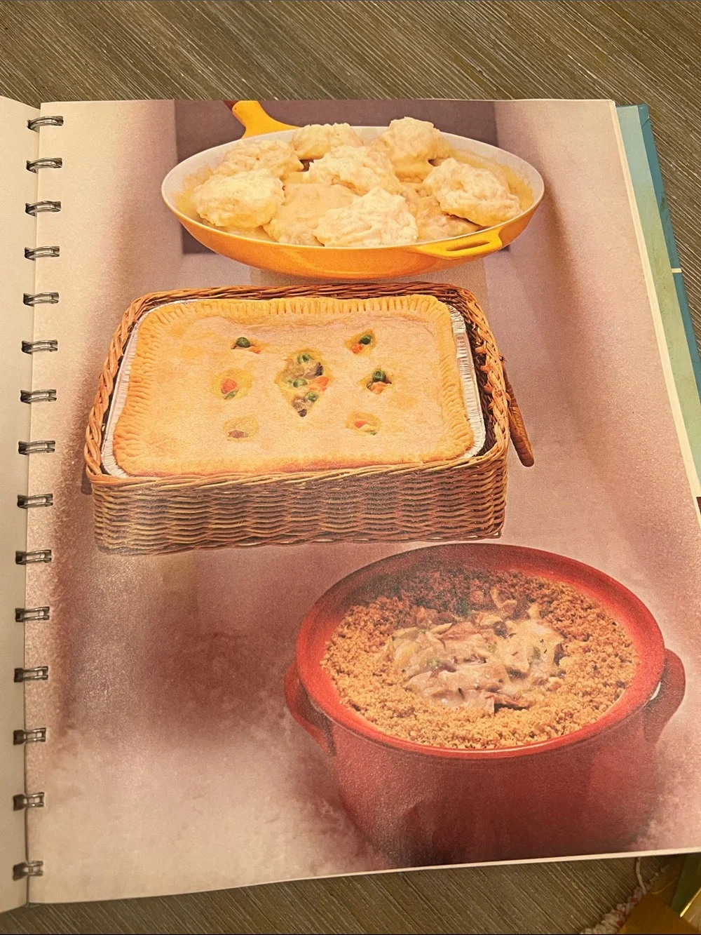 Betty Crocker Do-Ahead Spiral Cover  - Blue & Green Cover. 150 pgs of recipies.